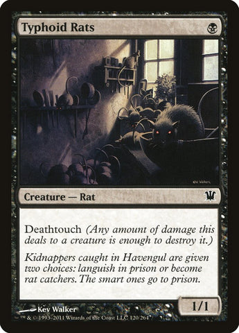 Typhoid Rats [Innistrad] (ISD 120)