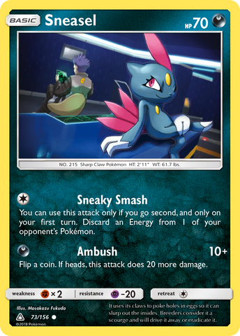 Sneasel (73/156) [Sun & Moon: Ultra Prism]