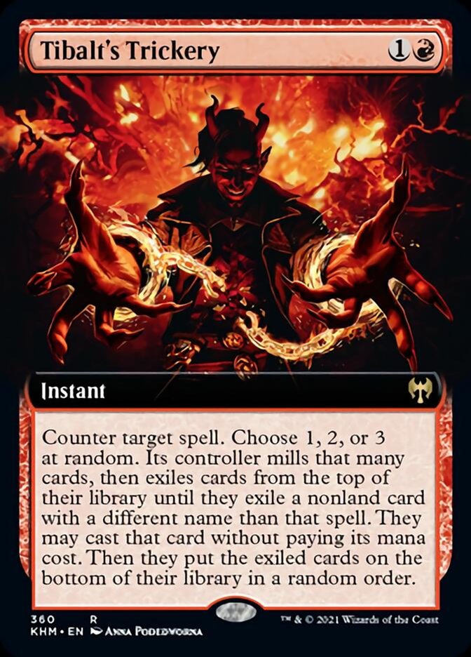 Tibalt's Trickery (Extended Art) [Kaldheim] (KHM 360)