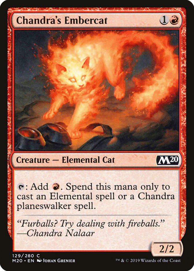 Chandra's Embercat [Core Set 2020] (M20 129)