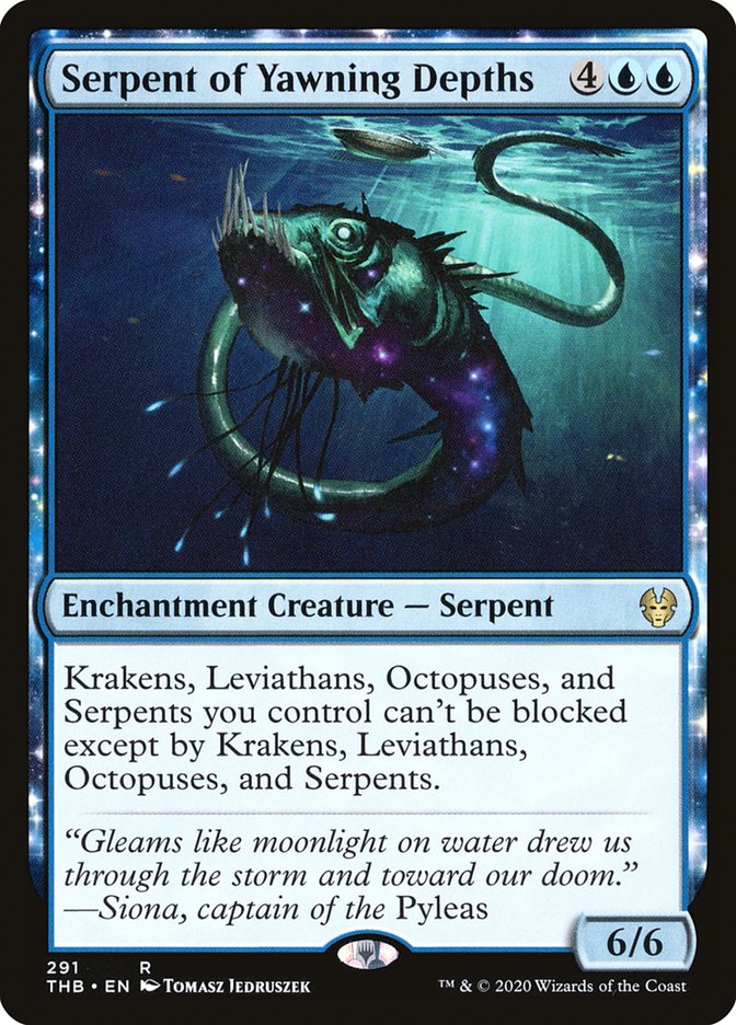 Serpent of Yawning Depths [Theros Beyond Death] (THB 291)