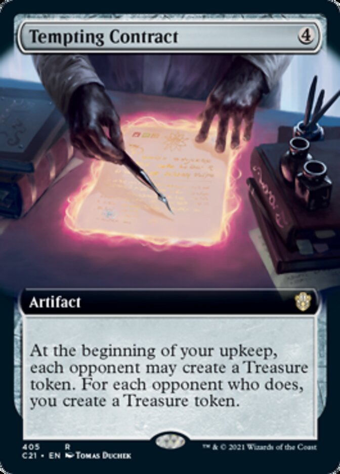 Tempting Contract (Extended) [Commander 2021] (C21 405)
