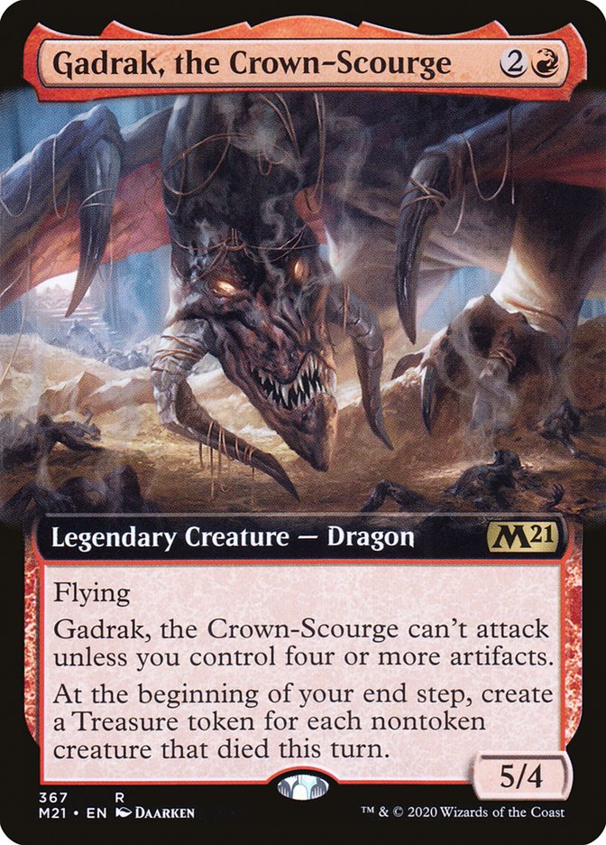 Gadrak, the Crown-Scourge (Extended Art) [Core Set 2021] (M21 367)