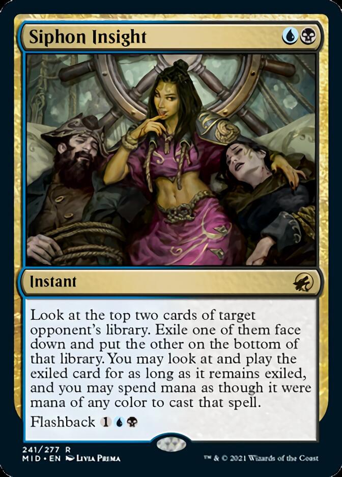 Siphon Insight [Innistrad: Midnight Hunt] (MID 241)