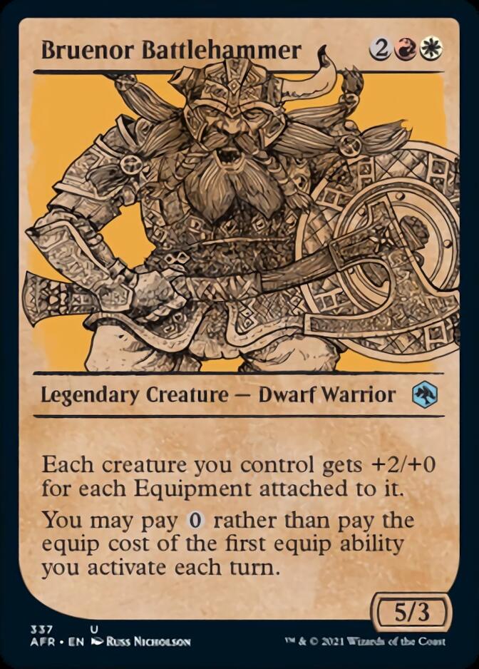 Bruenor Battlehammer (Showcase) [Dungeons & Dragons: Adventures in the Forgotten Realms] (AFR 337)