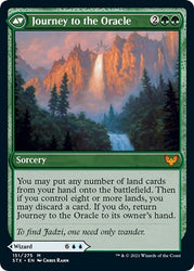 Jadzi, Oracle of Arcavios // Journey to the Oracle [Strixhaven: School of Mages Prerelease Promos] (PSTX 151)