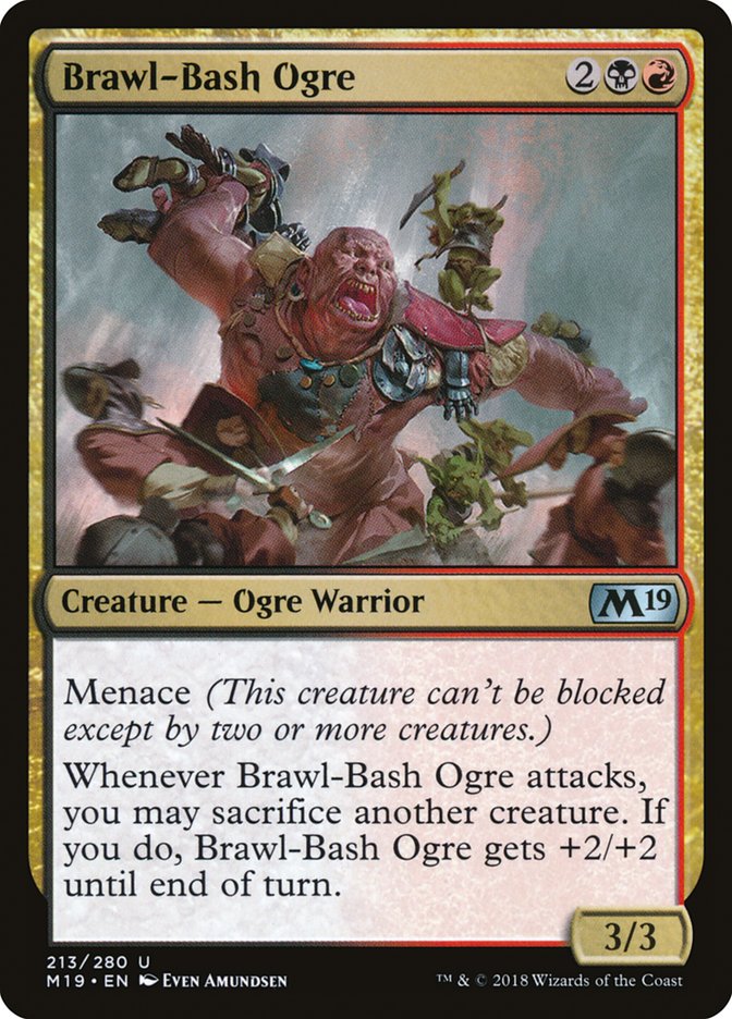 Brawl-Bash Ogre [Core Set 2019] (M19 213)