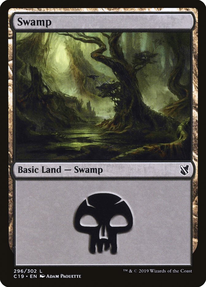 Swamp (#296) [Commander 2019] (C19 296)