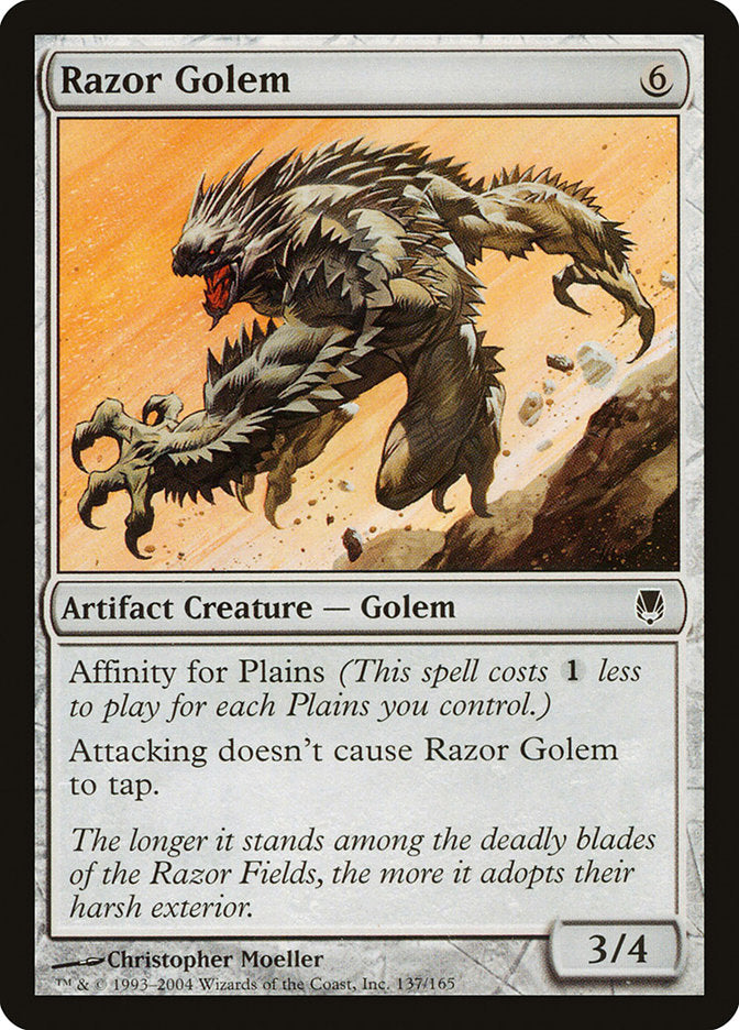 Razor Golem [Darksteel] (DST 137)