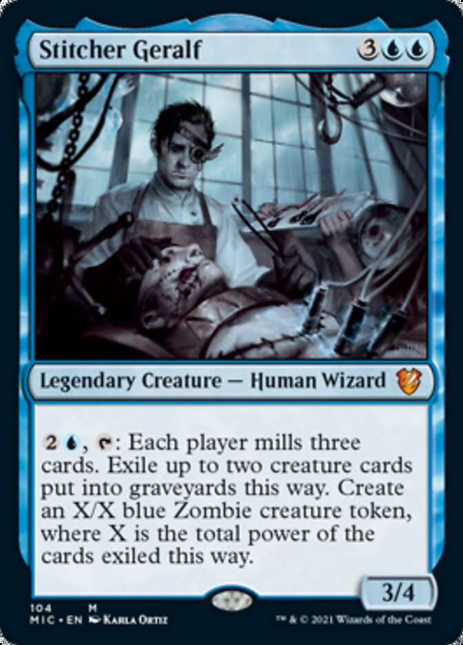 Stitcher Geralf [Innistrad: Midnight Hunt Commander] (MIC 104)