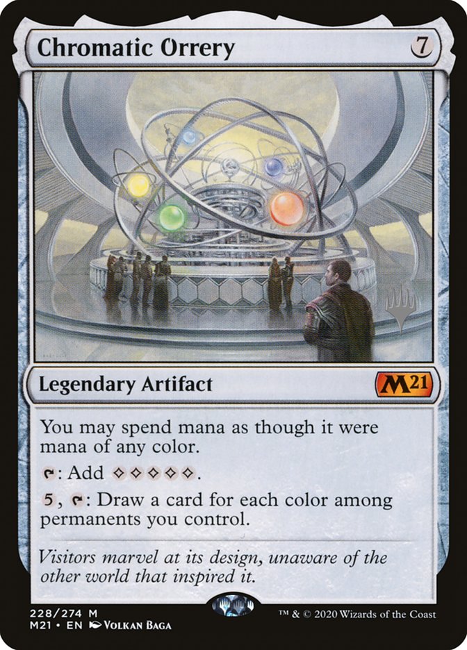 Chromatic Orrery (Promo Pack) [Core Set 2021 Promos] (PM21 228P)