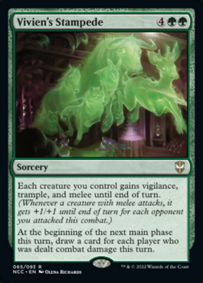 Vivien's Stampede [Streets of New Capenna Commander] (NCC 65)