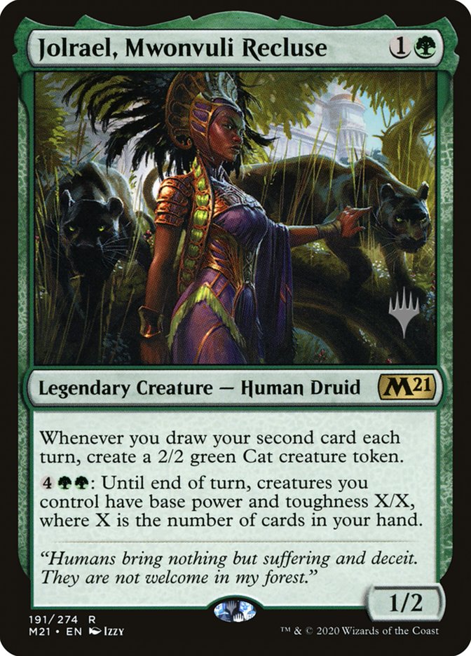Jolrael, Mwonvuli Recluse (Promo Pack) [Core Set 2021 Promos] (PM21 191P)