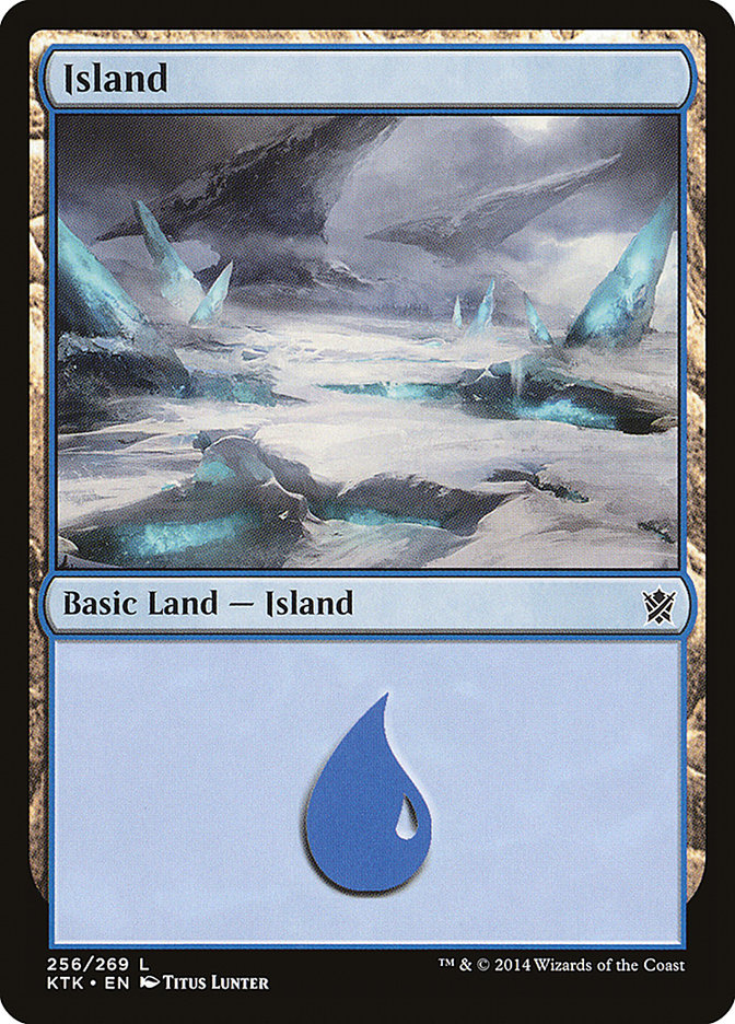 Island (#256) [Khans of Tarkir] (KTK 256)