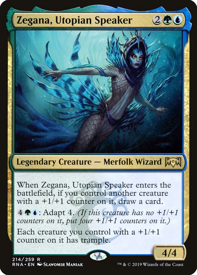 Zegana, Utopian Speaker [Ravnica Allegiance] (RNA 214)
