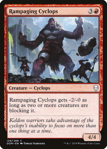 Rampaging Cyclops [Dominaria] (DOM 139)