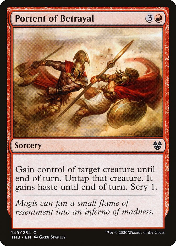 Portent of Betrayal [Theros Beyond Death] (THB 149)