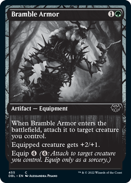 Bramble Armor (455) [Innistrad: Double Feature] (DBL 455)