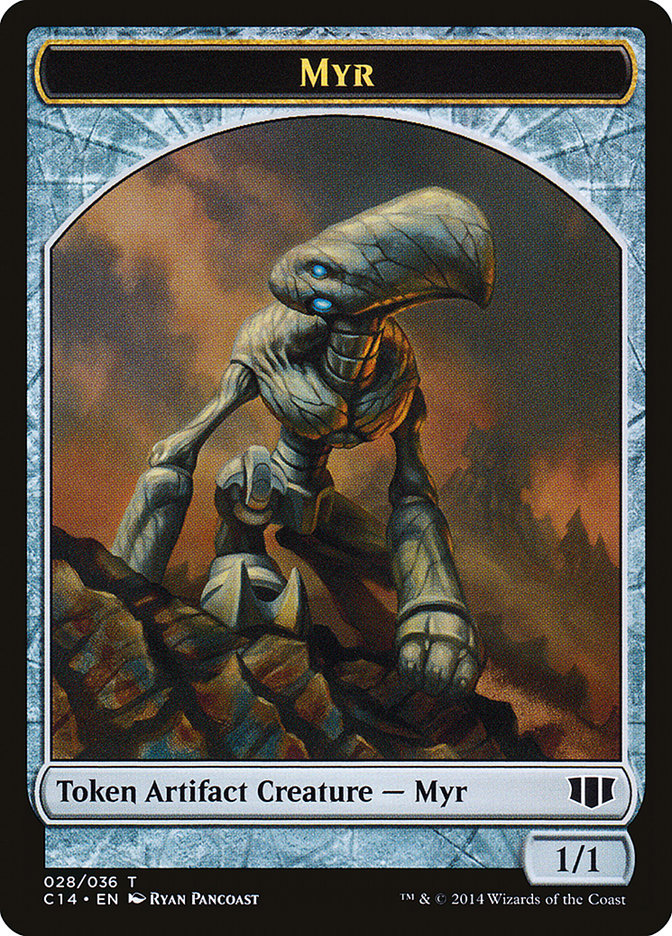Myr // Pentavite Double-sided Token [Commander 2014 Tokens] (TC14 28)