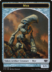 Myr // Pentavite Double-sided Token [Commander 2014 Tokens] (TC14 28)