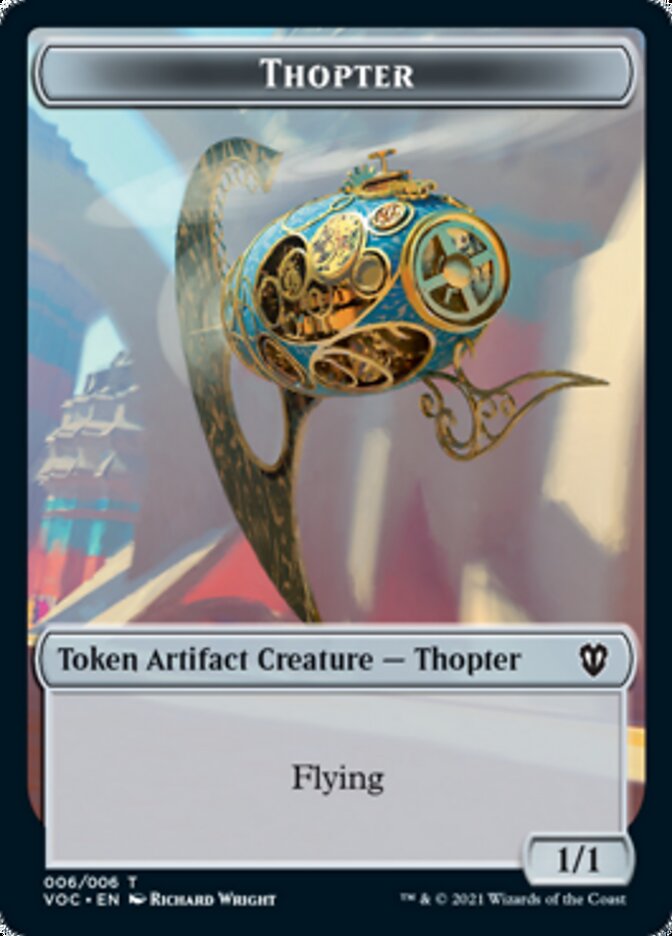 Spirit (003) // Thopter Double-sided Token [Innistrad: Crimson Vow Commander Tokens] (TVOC 3)