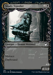 Shady Traveler // Stalking Predator (Showcase Equinox) [Innistrad: Midnight Hunt] (MID 291)