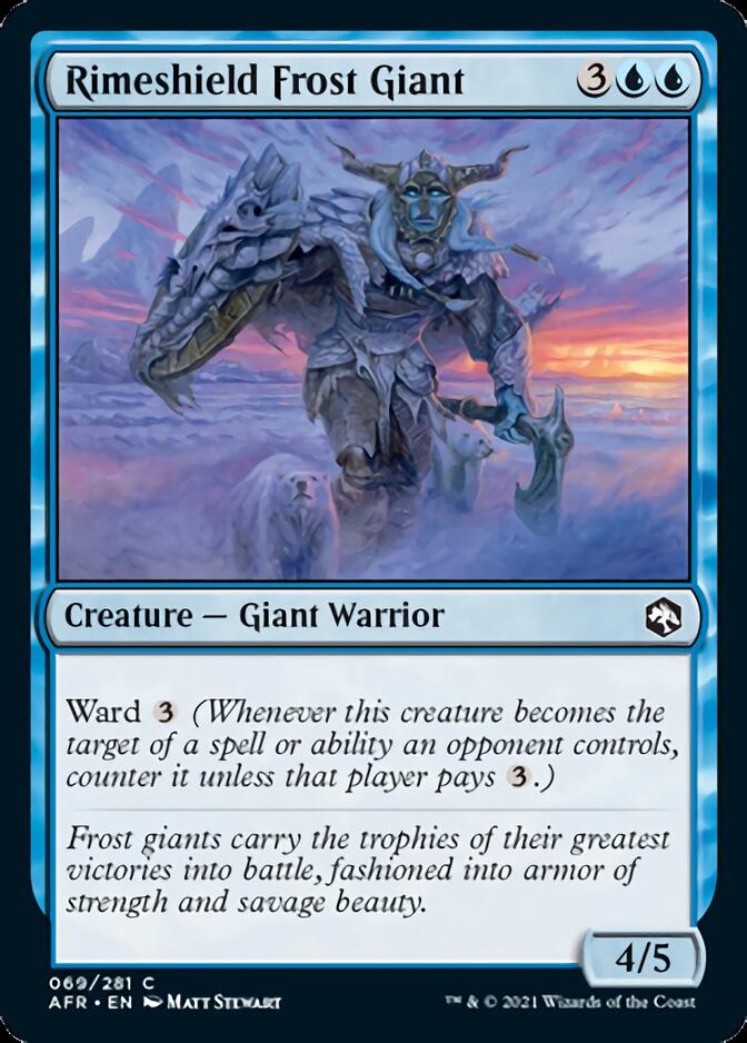 Rimeshield Frost Giant [Dungeons & Dragons: Adventures in the Forgotten Realms] (AFR 69)