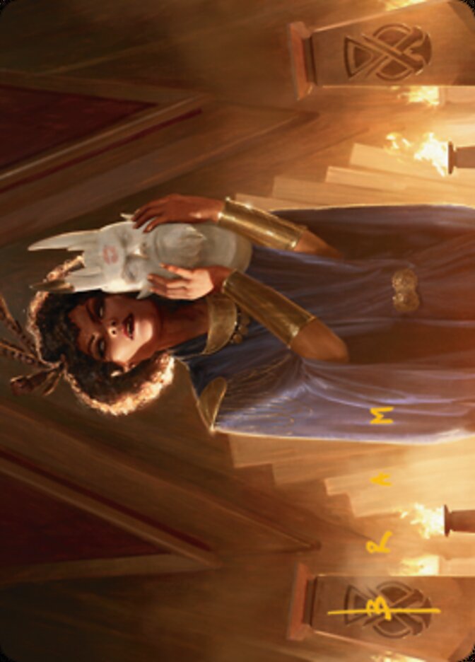 Cormela, Glamour Thief Art Card (Gold-Stamped Signature) [Streets of New Capenna Art Series] (ASNC 23)