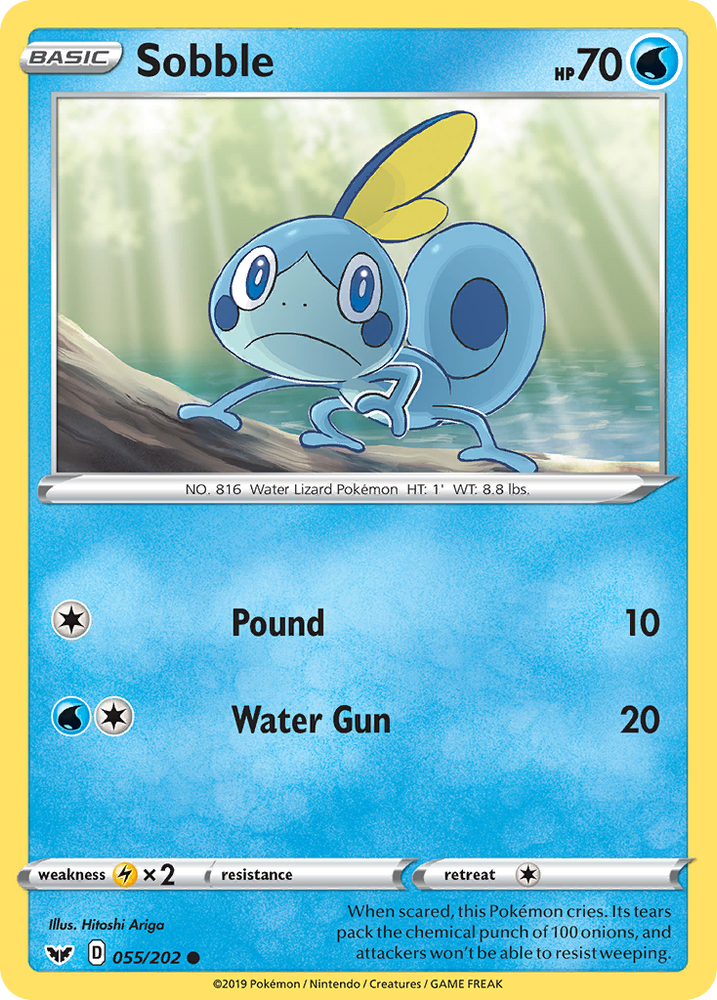 Sobble (55/202) [Sword & Shield: Base Set]