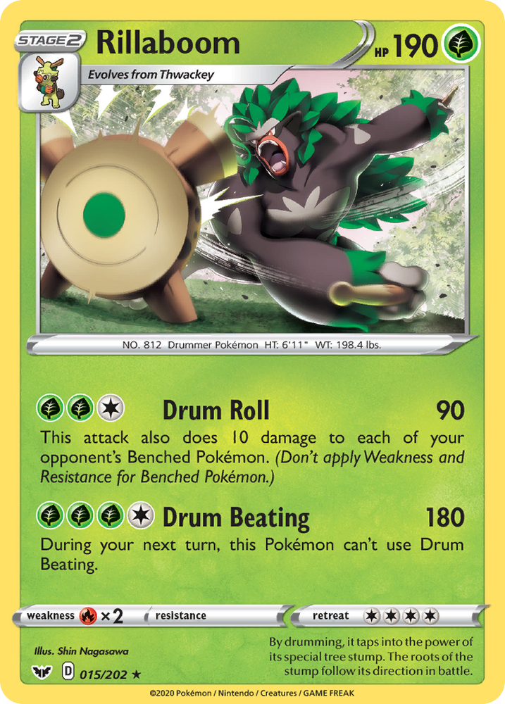 Rillaboom (15/202) [Sword & Shield: Base Set]