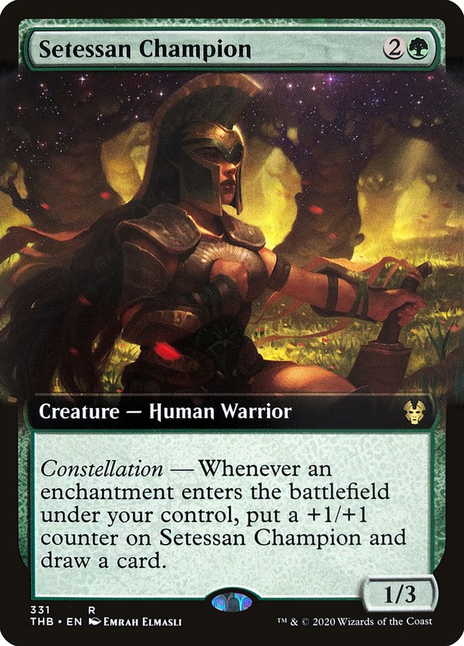 Setessan Champion (Extended Art) [Theros Beyond Death] (THB 331)