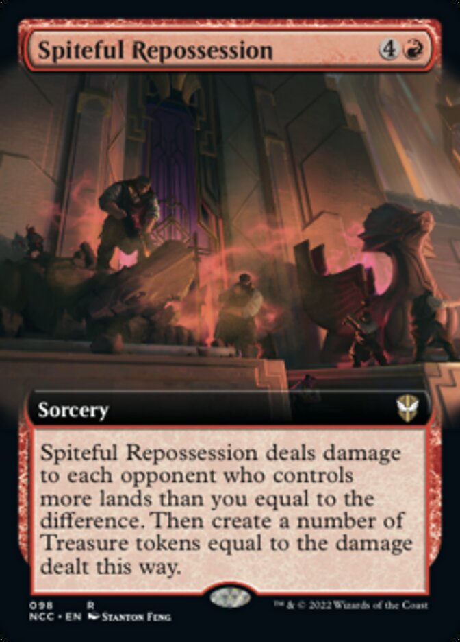 Spiteful Repossession (Extended Art) [Streets of New Capenna Commander] (NCC 98)