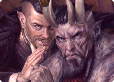 A Little Chat Art Card [Streets of New Capenna Art Series] (ASNC 12)