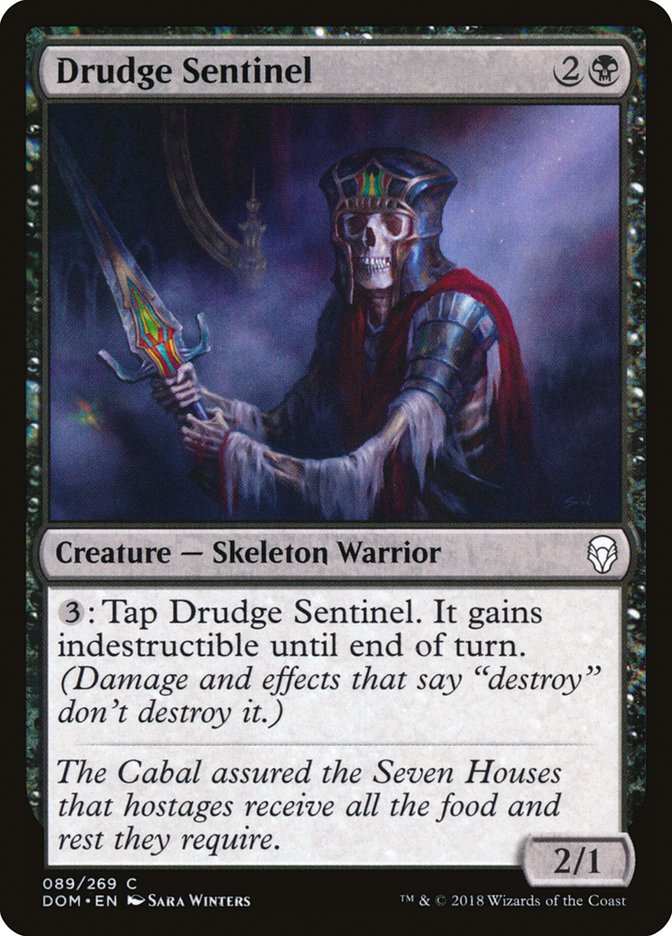 Drudge Sentinel [Dominaria] (DOM 89)