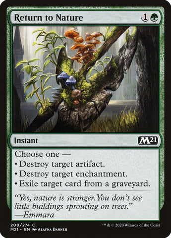 Return to Nature [Core Set 2021] (M21 200)