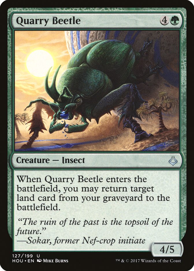 Quarry Beetle [Hour of Devastation] (HOU 127)