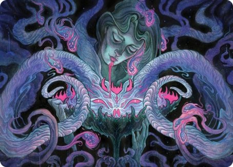 Demonic Bargain Art Card [Innistrad: Crimson Vow Art Series] (AVOW 30)