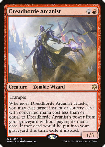 Dreadhorde Arcanist (Promo Pack) [War of the Spark Promos] (PWAR 125P)