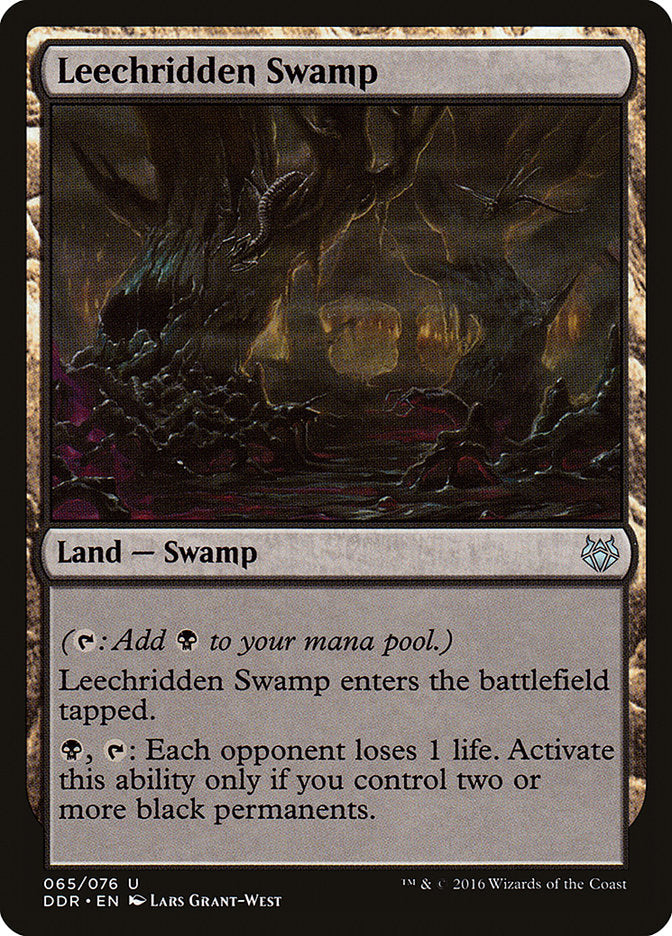Leechridden Swamp [Duel Decks: Nissa vs. Ob Nixilis] (DDR 65)