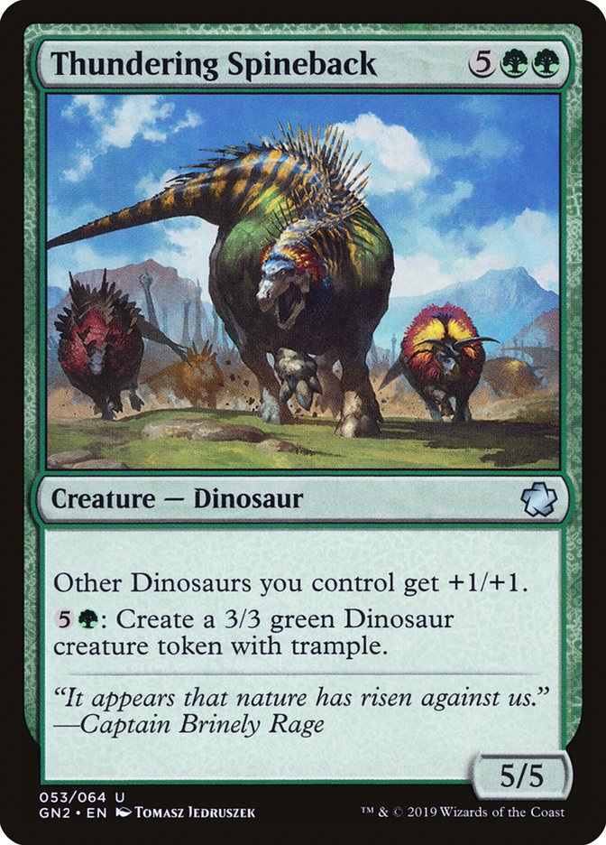 Thundering Spineback [Game Night 2019] (GN2 53)