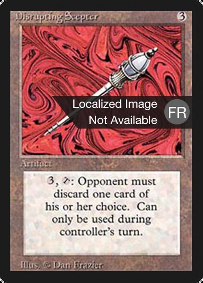 Disrupting Scepter [Foreign Black Border] (FBB 245)