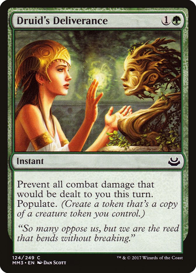Druid's Deliverance [Modern Masters 2017] (MM3 124)