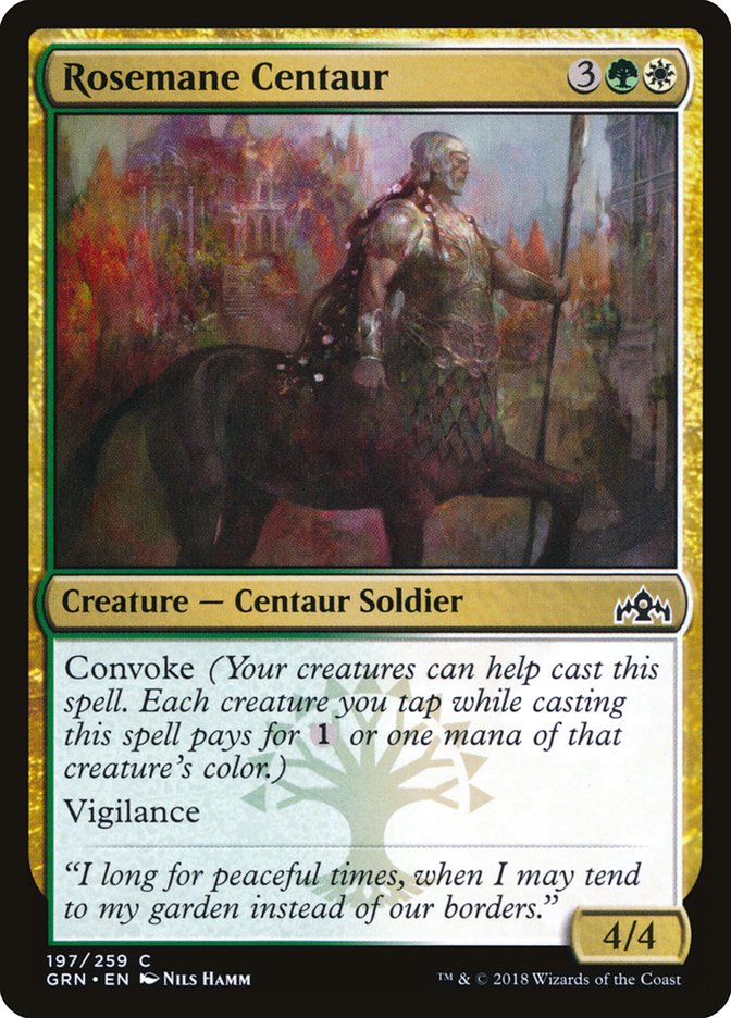 Rosemane Centaur [Guilds of Ravnica] (GRN 197)