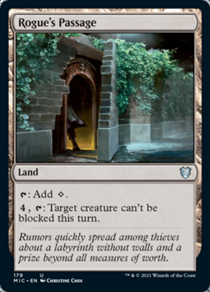 Rogue's Passage [Innistrad: Midnight Hunt Commander] (MIC 179)