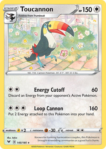 Toucannon (145) [Sword & Shield: Vivid Voltage]