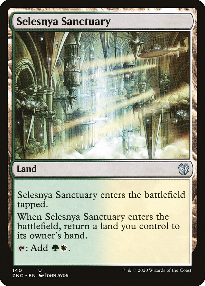 Selesnya Sanctuary [Zendikar Rising Commander] (ZNC 140)
