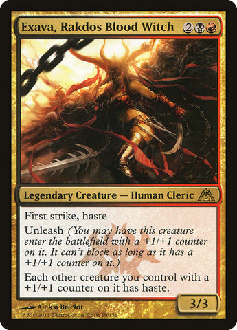 Exava, Rakdos Blood Witch [Dragon's Maze] (DGM 69)