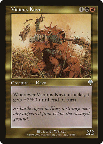 Vicious Kavu [Invasion] (INV 284)
