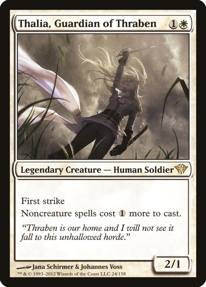 Thalia, Guardian of Thraben [Dark Ascension] (DKA 24)