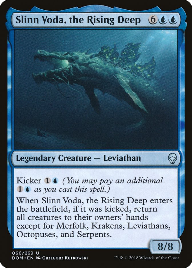 Slinn Voda, the Rising Deep [Dominaria] (DOM 66)